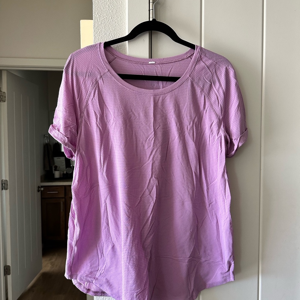 Lululemon Open Up Tie Back Tee